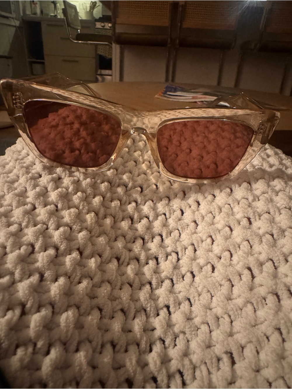 Raen Marza Sunglasses with Rose Tinted Lenses